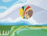 Alex Janvier, Untitled - Buffalo Spirit
