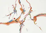 Alex Janvier, Sand Strata in Fountain