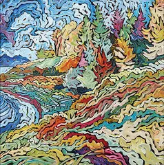Deryk Houston, September Wind, 1994, acrylic on canvas