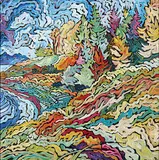Deryk Houston, September Wind, 1994, acrylic on canvas