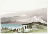 Norman Antonio Onley, Mount Baker from Arbutus Ridge Golf and Country Club, Cobble Hill, B.C.