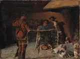 Hc. de Aquiar, Untitled - A Fine Catch, oil on canvas