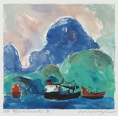 Andrzej Brakoniecki, Indian Arm, 1998, monoprint on paper