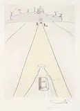 God, Time, Space and the Pope #A 64/195 by Salvador Dalí, 1974, etching with colour stencil on paper, sold Sep 2011