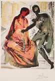 Anthony i Cleopatra #I232/350 by Salvador Dalí, 1979, colour lithograph on paper, sold Sep 2011