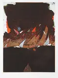 John Kenneth Esler, Night Fire #59/75, 1982, colour etching on paper
