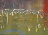 Susan Gransby, The Burrard Bridge #1/1, 1992, monoprint on paper