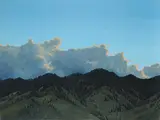 Miguel Angel Guerrero, Kamloops Sunset, 1982, acrylic on canvas