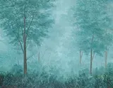 Miguel Angel Guerrero, Mist in the Forrest, 1982, acrylic on canvas