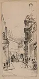 Frank Armington, Rue de Vangirand, Paris #2/30, 1922, lithograph on paper