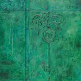 Miguel Angel Berlanga, Untitled - Rendez-Vous a Venise, 1978, oil and mixed media on wood board
