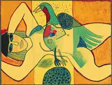 C. van Beverloo Corneille, Jaune Nude #20/175, 1986, colour silkscreen on paper