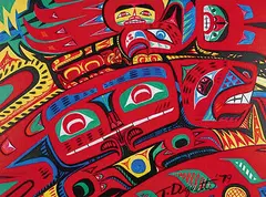Cougar by Tom Duquette, 1979, acrylic on canvas, sold May 2011