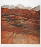 John Kenneth Esler, Kananaskis II #A.P., 1980, colour etching on paper