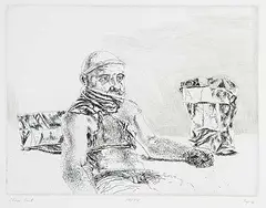 Ivan Eyre, A Close Cut #10/75, etching on paper
