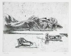 Ivan Eyre, Morning #26/75, etching on paper
