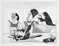 Ivan Eyre, Echo #41/75, etching on paper