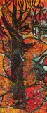 Stephanie Ford Forrester, Untitled - Autumn Leaves, 1971, colour relief and embossing on paper