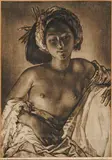 Wim Hofker, Bali Beauty, lithograph on paper