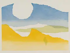 Vivian Lindoe, Sun and Sand #4/10, 1978, colour silkscreen on paper