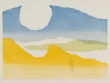 Vivian Lindoe, Sun and Sand #4/10, 1978, colour silkscreen on paper