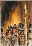 Gordon Robertson MacNamara, Venice, San Marco Cathedral, 1956, ink and watercolour on paper