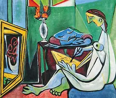 Pablo - After Picasso, Untitled - The Muse, acrylic on canvas