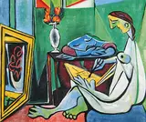 Pablo - After Picasso, Untitled - The Muse, acrylic on canvas