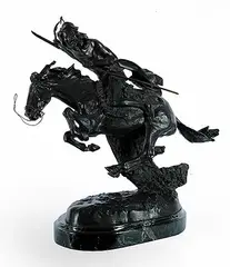 Frederic Sackrider - After Remington, Cheyenne, bronze sculpture