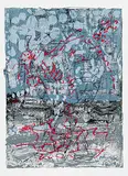Jean Paul Riopelle, Derriere le Miroir 232, 1979, colour lithograph on paper