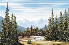 Brian Stone, Vermillion River Valley, 2011, oil on wood board