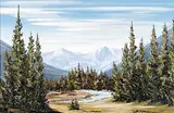 Brian Stone, Vermillion River Valley, 2011, oil on wood board