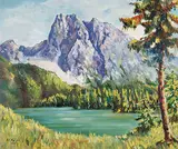 Armand Frederick Vallee, Mount Burgess, Emerald Lake B.C.