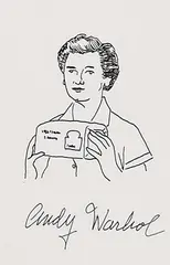 Andy Warhol, Fresh Bread, 1963, ink on paper