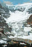 Horace Champagne, Tumbling Glacier at Columbia Icefields, 2009, pastel on paper