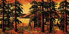 Okanagan Light by Rod Charlesworth, oil on canvas, sold May 2011