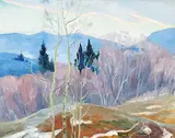 Orestes de Grandmaison, March Skies, Alta.