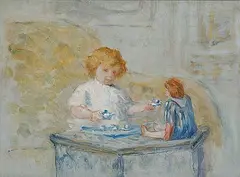 Robert Harris, Nance, 1915, oil on paper board