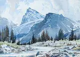 Alfred Crocker Leighton, Mount Pitka at Skoki
