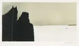 Jean Paul Lemieux, Untitled - Two Figures #71/200, 1971, colour lithograph on paper