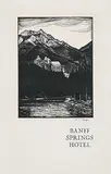 Walter J. Phillips, Banff Springs Hotel, 1933, lithograph on paper