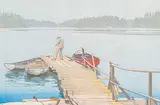 Walter J. Phillips, Sharp's Dock, Pender Harbour #95/100