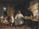 Erskine Nicol, Untitled - Family Looking Out to Sea