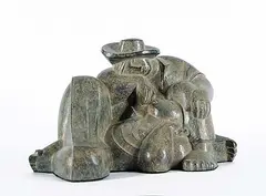 Cameron Douglas, Untitled - Siesta Lovers #2/6, 2004, bronze sculpture