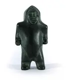 Basil Aptanik, Untitled - Shaman, 1970, black stone carving