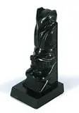 Wayne Wilson, Raven + Beaver, argillite carving