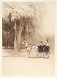 Edgar Chahine, Untitled - Ride in the Park