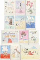 Salvador Dalí, The Twelve Tribes of Israel #XXVII/XXXV, 1973, colour etchings on paper