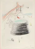 Joseph #SA 129/300 by Salvador Dalí, 1975, etching with colour stencil on paper, sold Feb 2011