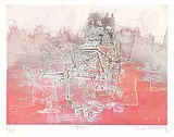 Shōichi Hasegawa, Byzance #86/99, colour etching on paper